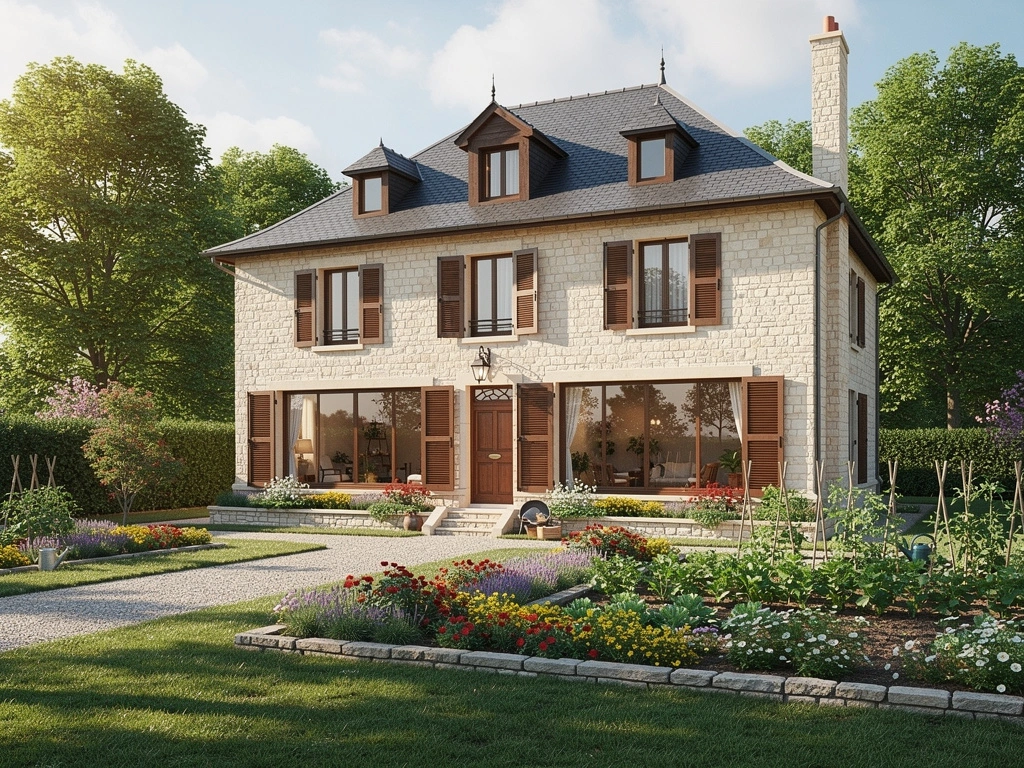 Vue extérieure du projet de maison de colocation seniors Revivre Ensemble dans le Loiret